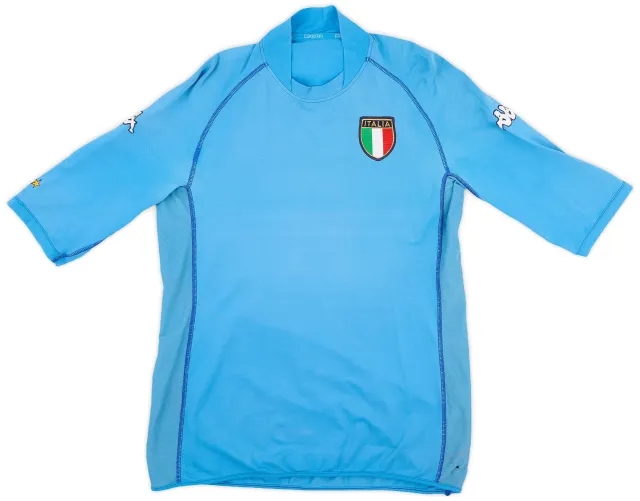Kappa 2002 Italy Home Shirt - 4/10 - (XL)