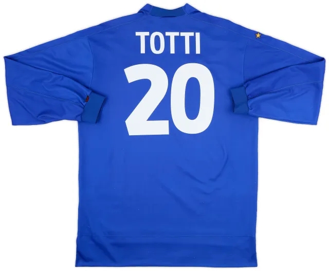 Kappa 1998-99 Italy Home L/S Shirt Totti #20 - 7/10 - (XL)