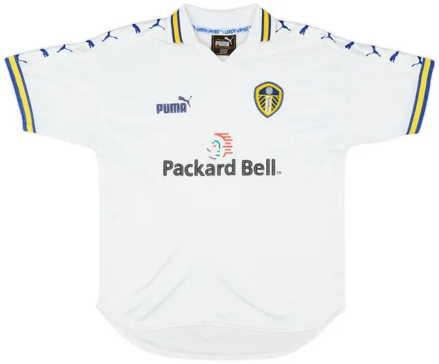 Puma 1998-00 Leeds United Home Shirt - 7/10 - (XL.Boys)