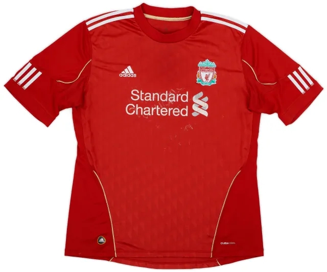 adidas 2010-12 Liverpool Home Shirt - 5/10 - (XL)