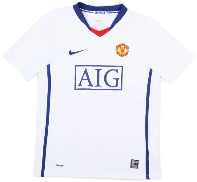 Nike 2008-10 Manchester United Away Shirt - 6/10 - (L.Boys)