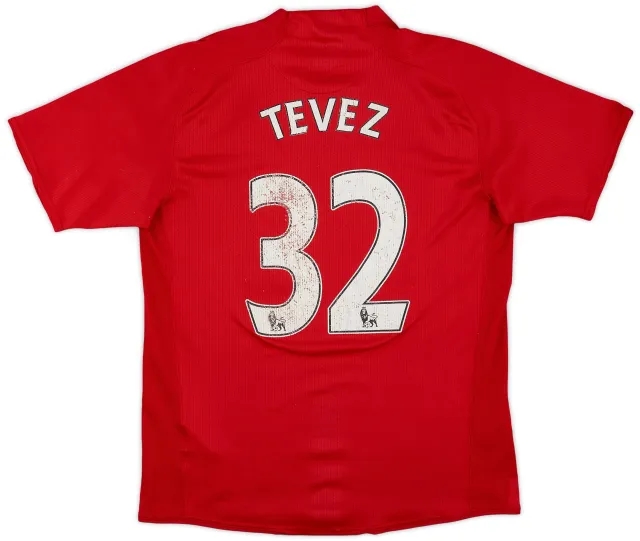 Nike 2007-09 Manchester United Home Shirt Tevez #32 - 5/10 - (M)