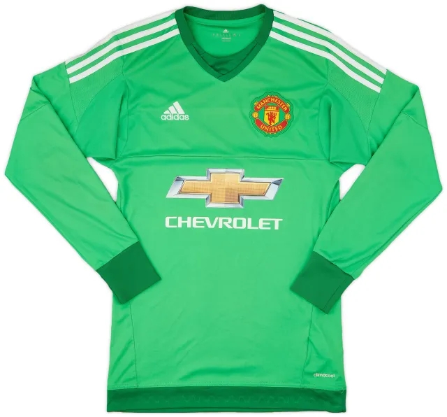 adidas 2015-16 Manchester United GK Shirt - 7/10 - (XS)