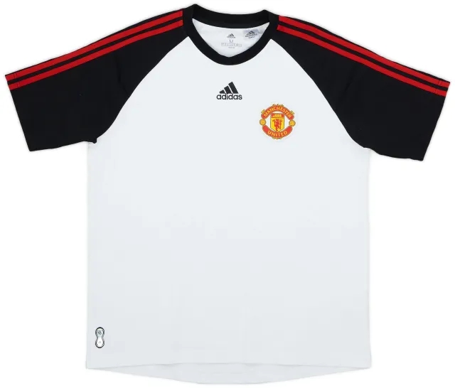2021-22 Manchester United adidas Cotton Tee - 8/10 - (M)