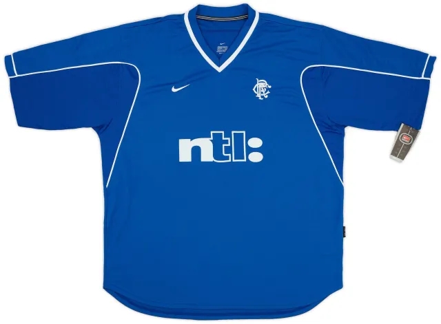 Nike 1999-01 Rangers Player Issue Home Shirt (XXL)