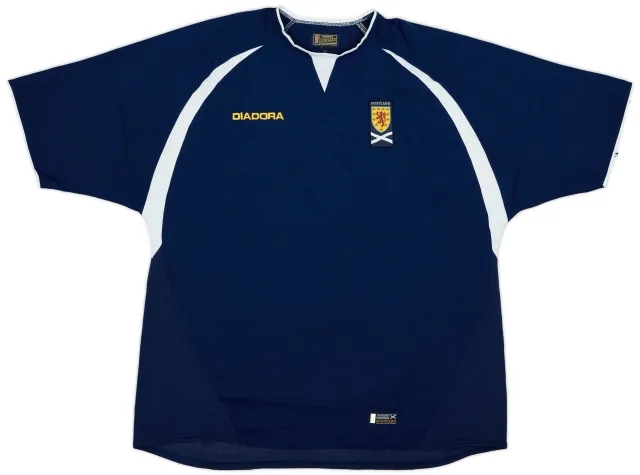 Diadora 2003-05 Scotland Home Shirt - 9/10 - (XXL)