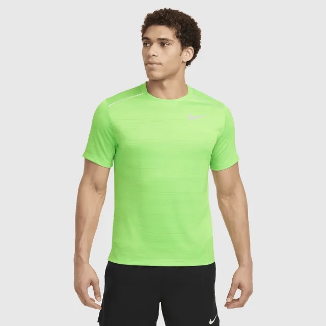 Nike Miler 1.0 T-Shirt - Green - Mens