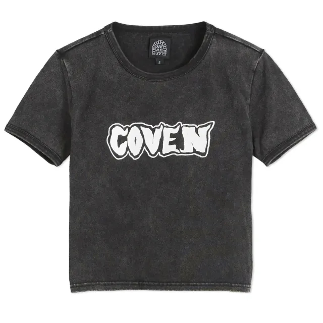 Heresy Women's Coven Baby Tee Ash