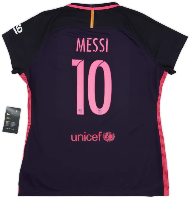 Nike 2016-17 Barcelona Away Shirt Messi #10 (Women's XL)