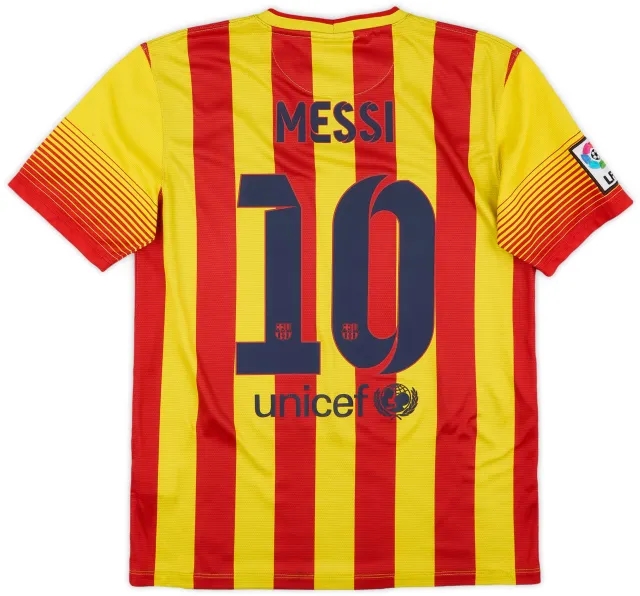 Nike 2013-15 Barcelona Away Shirt Messi #10 - 6/10 - (M)