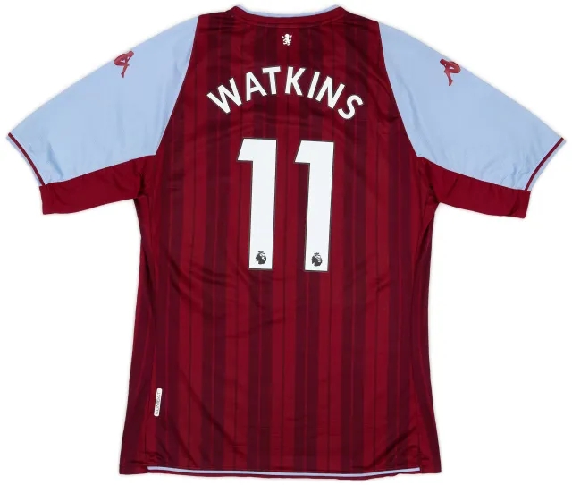 Kappa 2021-22 Aston Villa Home Shirt Watkins #11 - 6/10 - (XXL)