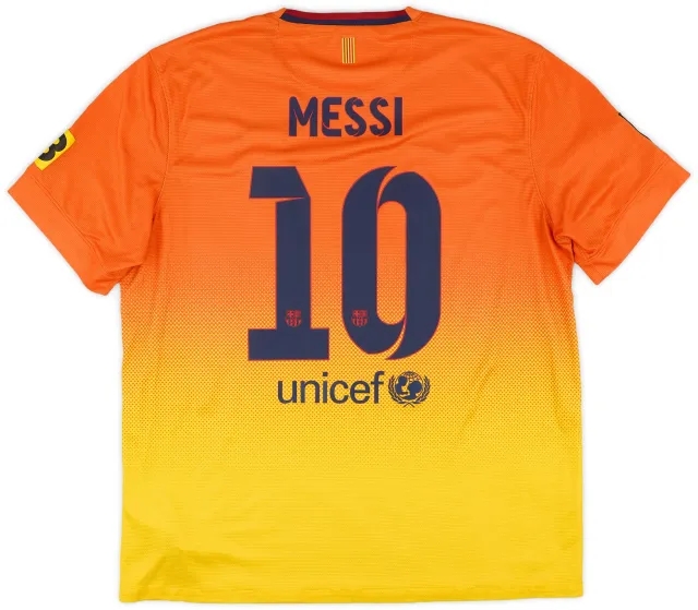 Nike 2012-13 Barcelona Away Shirt Messi #10 - 6/10 - (XL)