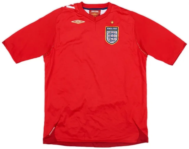 Umbro 2006-08 England Away Shirt - 5/10 - (XL.Boys)