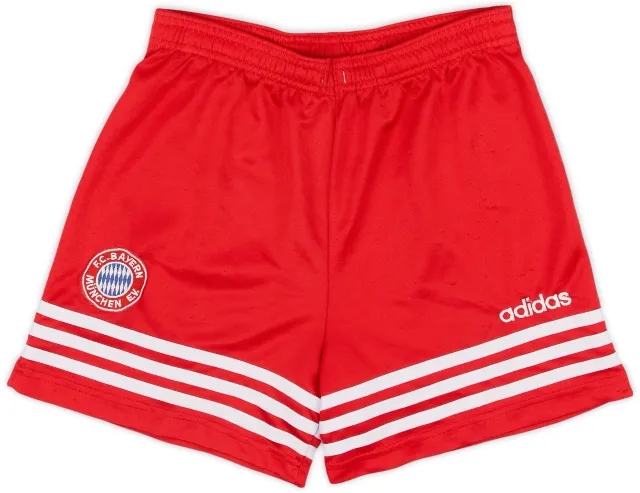 adidas 1995-97 Bayern Munich Alternate Home Shorts - 8/10 - (L.Boys)