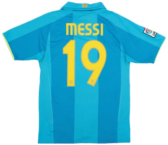 Nike 2007-09 Barcelona Away Shirt Messi #19 - 8/10 - (S)