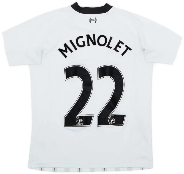 2013-14 Liverpool GK S/S Shirt Mignolet #22 - 6/10 - (S)