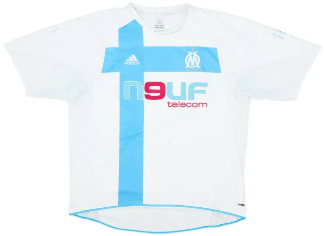 adidas 2004-05 Olympique Marseille Home Shirt - 4/10 - (XL)