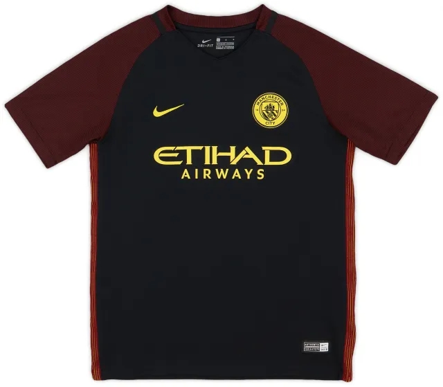 Nike 2016-17 Manchester City Away Shirt - 8/10 - (L.Boys)