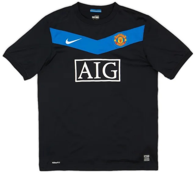 Nike 2009-10 Manchester United Away Shirt - 7/10 - (XL.Boys)