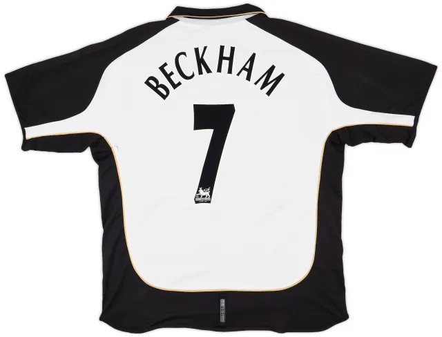Umbro 2001-02 Manchester United Centenary Away/Third Shirt Beckham #7 - 7/10 - (XXL)