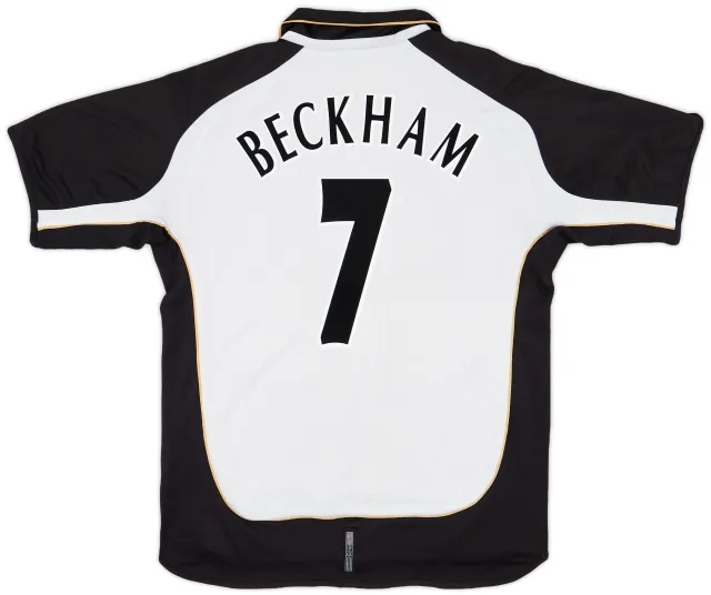 Umbro 2001-02 Manchester United Centenary Away/Third Shirt Beckham #7 - 6/10 - (XL)