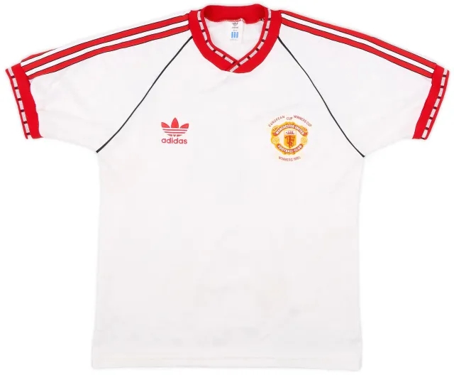 adidas 1991 Manchester United ECWC Shirt - 8/10 - (M)