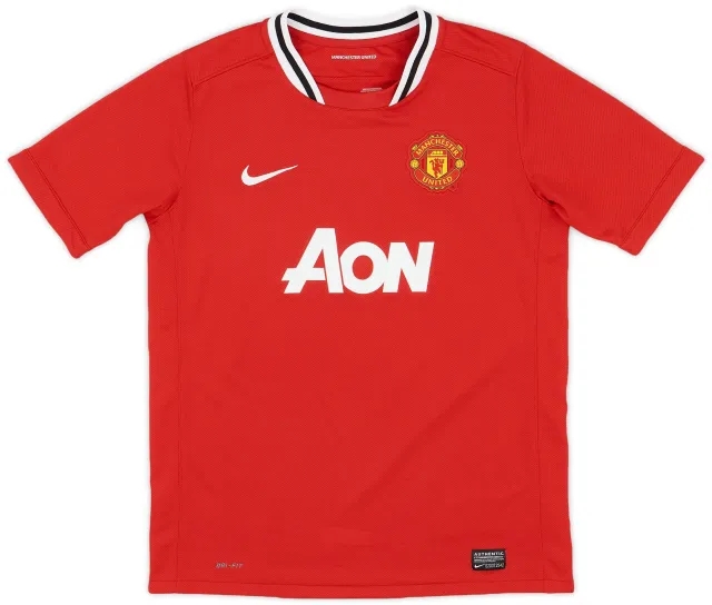 Nike 2011-12 Manchester United Home Shirt - 8/10 - (XL.Boys)