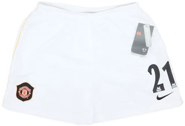 Nike 2006-07 Manchester United Away Shorts #21 (XL.Boys)
