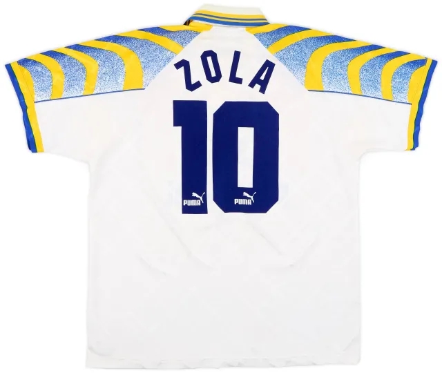 Puma 1995-97 Parma Home Shirt Zola #10 - 7/10 - (L)