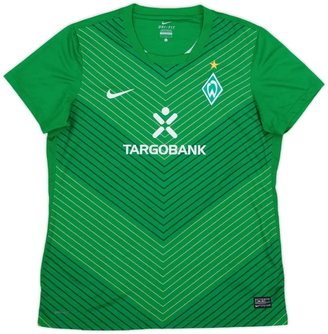 Nike 2011-12 Werder Bremen Home Shirt - 9/10 - (Women's L)