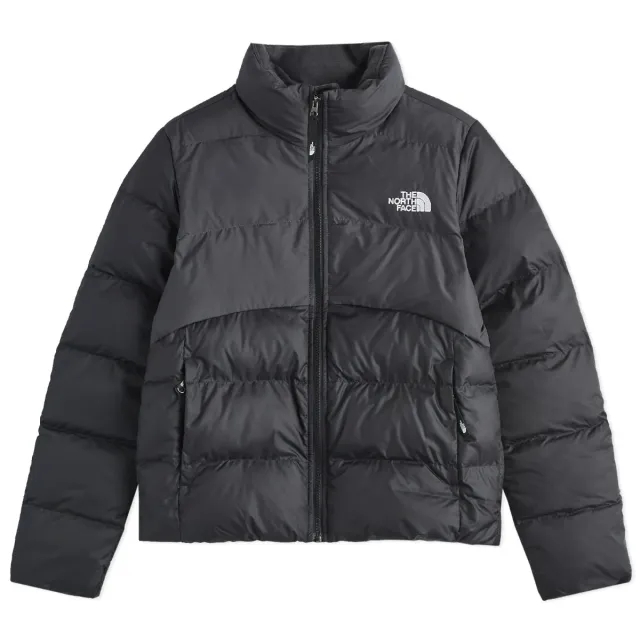 The North Face Saikuru Logo Puffer Jacket In Black