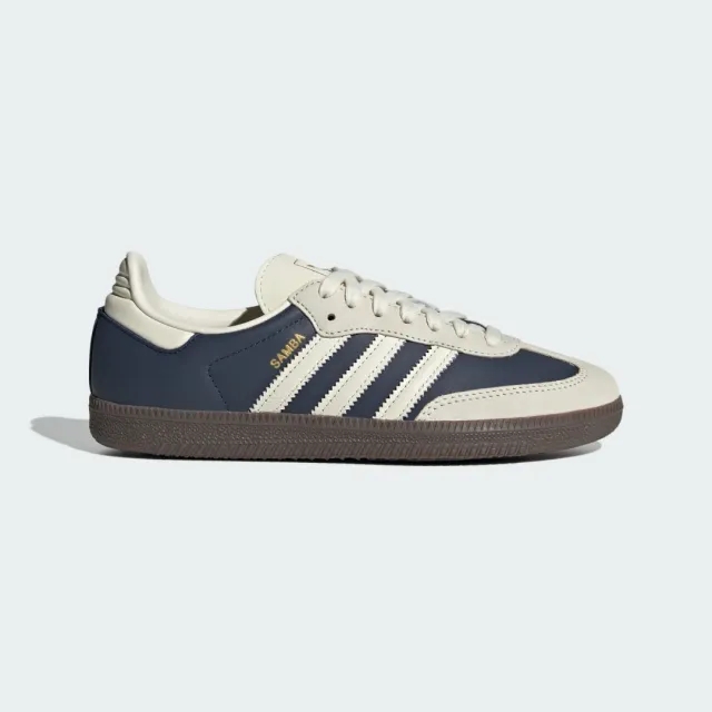 Adidas Originals Samba Og Trainers In Navy And Cream