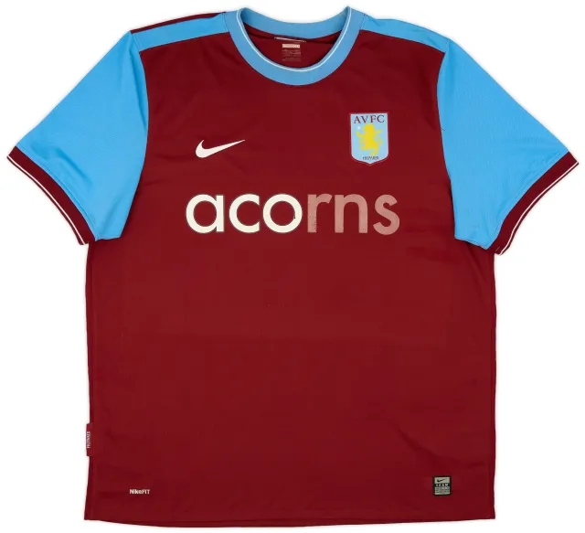 Nike 2009-10 Aston Villa Home Shirt - 4/10 - (XL)