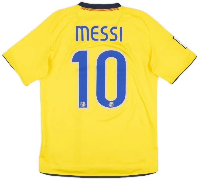 Nike 2008-10 Barcelona Away Shirt Messi #10 - 8/10 - (S)