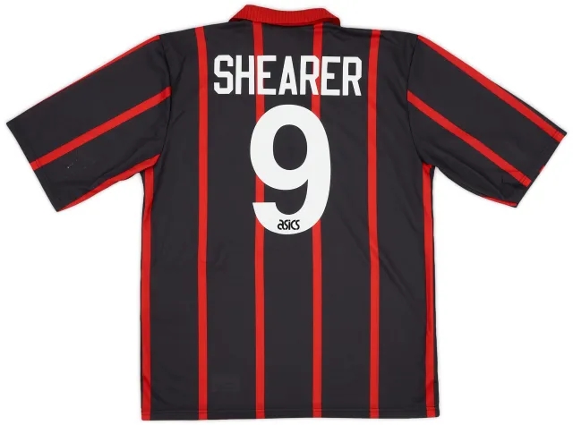 Asics 1994-95 Blackburn Away Shirt Shearer #9 - 7/10 - (XL)