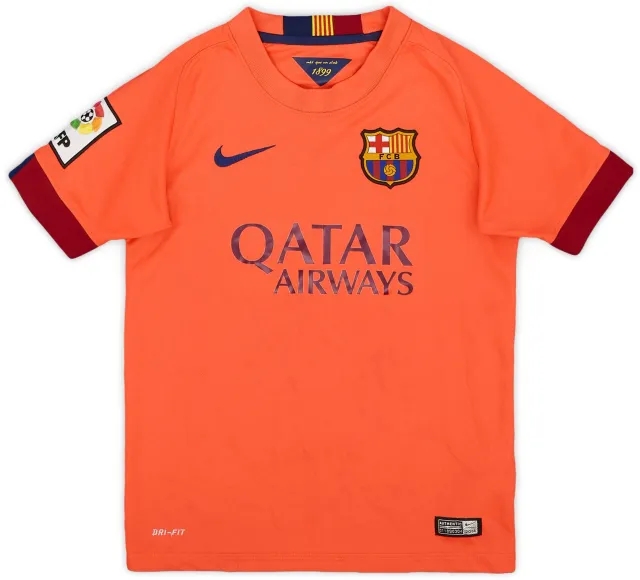 Nike 2014-15 Barcelona Away Shirt - 5/10 - (S.Boys)