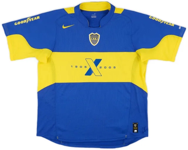 Nike Boca Juniors Mens SS Home Shirt 2005/06