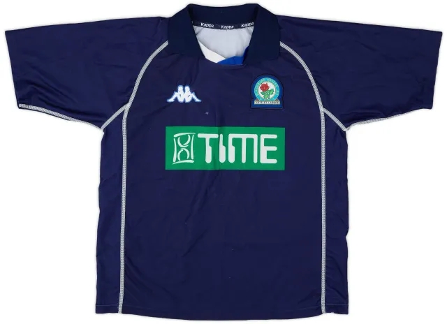 Kappa 2001-02 Blackburn Rovers Third Shirt - 7/10 - (XL.Boys)