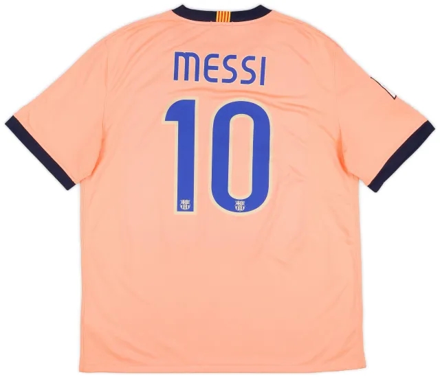 Nike 2009-10 Barcelona Away Shirt Messi #10 - 7/10 - (XL)