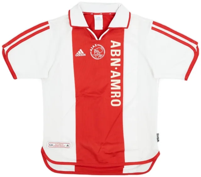 adidas 2000-01 Ajax Centenary Home Shirt - 8/10 - (Y)