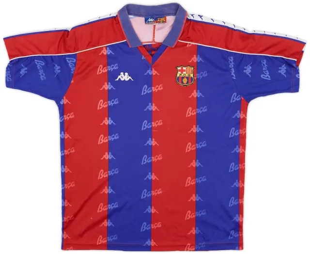 Kappa 1992-95 Barcelona Home Shirt - 6/10 - (L)