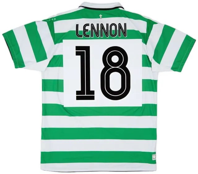 Umbro 2004-05 Celtic Home Shirt Lennon #18 - 6/10 - (L)