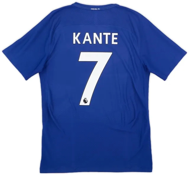 adidas 2017-18 Chelsea Authentic Home Shirt Kante #7 - 8/10 - (S)