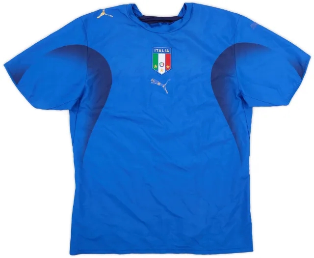 Puma 2006 Italy Basic Home Shirt - 4/10 - (M)