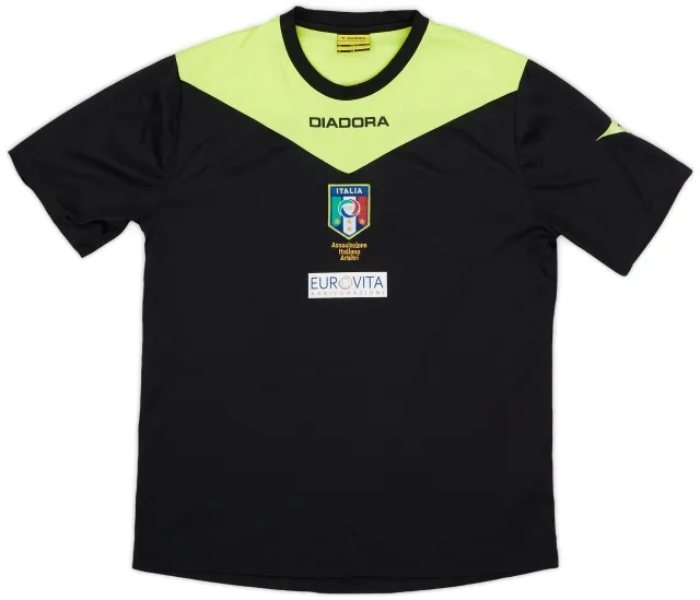 2015-16 Italy Diadora Referee Training Shirt - 7/10 - (S)