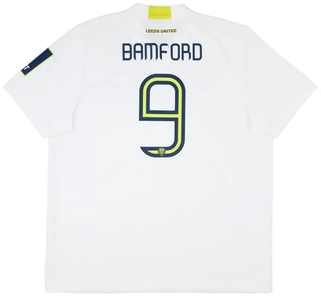 adidas 2021-22 Leeds United Home Shirt Bamford #9 - 7/10 - (XXL)