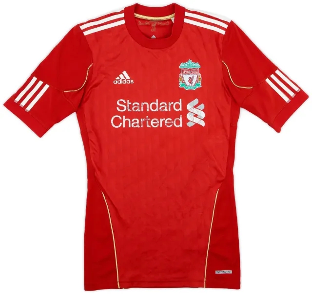 adidas 2010-12 Liverpool Player Issue TechFit Home Shirt - 5/10 - (M)