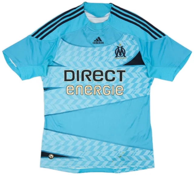 adidas 2009-10 Olympique Marseille Away Shirt - 6/10 - (L)