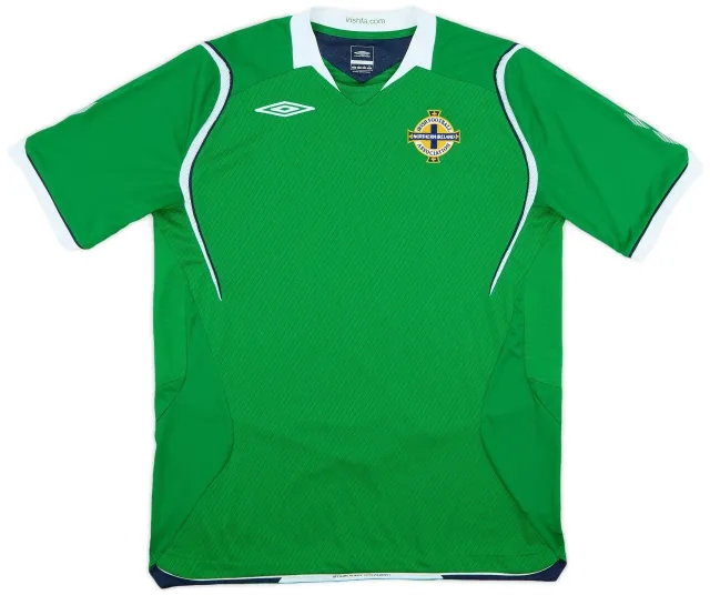 Umbro 2008-10 Northern Ireland Home Shirt - 9/10 - (L)