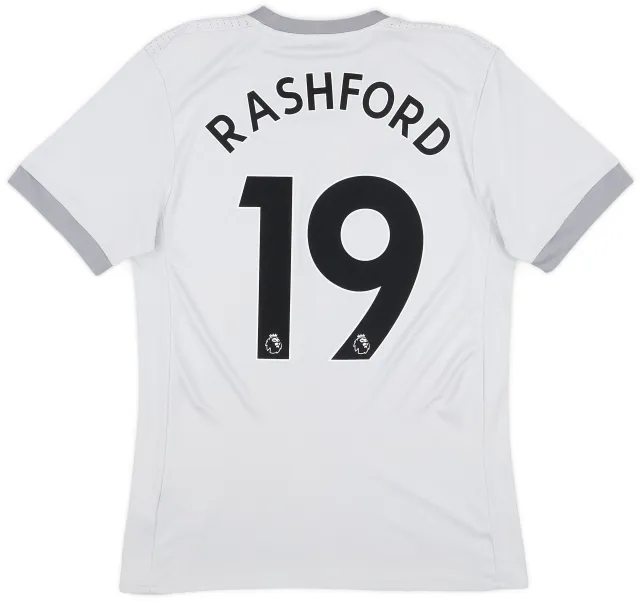 adidas 2017-18 Manchester United Third Shirt Rashford #19 - 8/10 - (S)